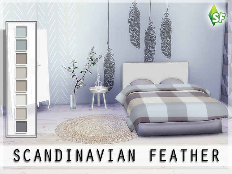 Scandinavian Wall Set / TS4 CC