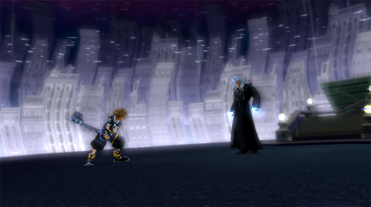 Xemnas, First Encounter in Kingdom Hearts II