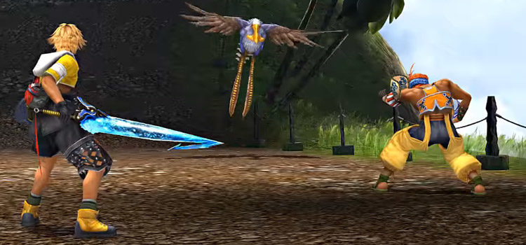 FFX HD / Tidus and Wakka in battle on Besaid