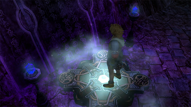 Inside Omega Ruins / FFX screenshot