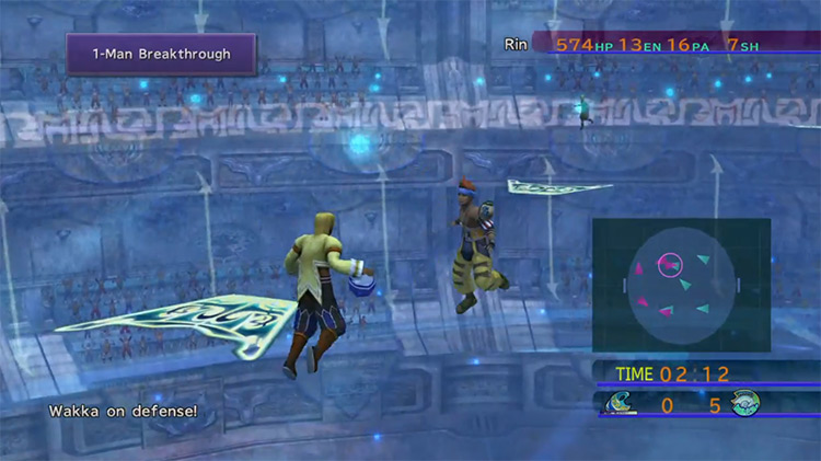 Blitzball with Wakka in Final Fantasy X
