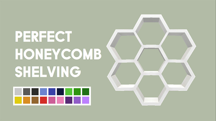 Perfect Honeycomb CC for Sims 4