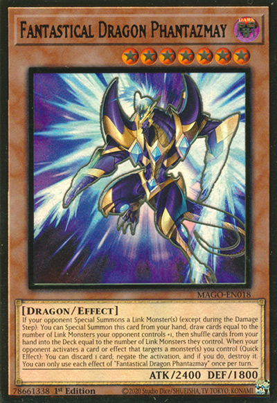 Fantastical Dragon Phantazmay YGO Card