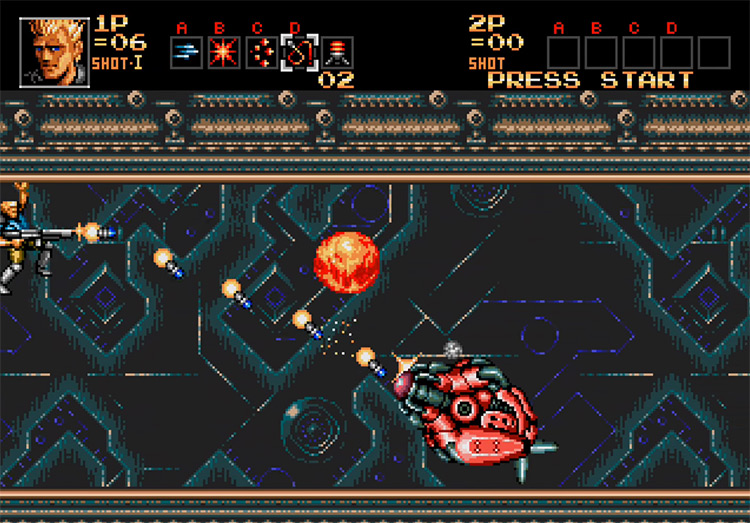 Contra: Hard Corps / Mega Drive gameplay