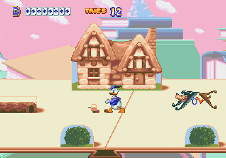 World of Illusion Sega game screenshot