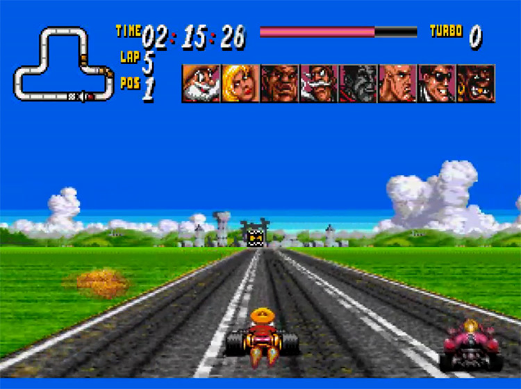 Street Racer Mega Drive gameplay