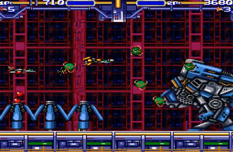 Air Buster Mega Drive gameplay