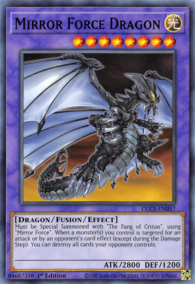 Mirror Force Dragon YGO Card