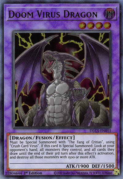 Doom Virus Dragon YGO Card