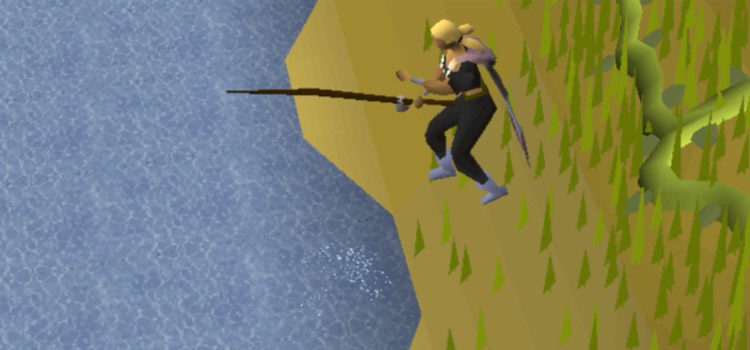 Barbarian Fishing Rod Screenshot from OSRS