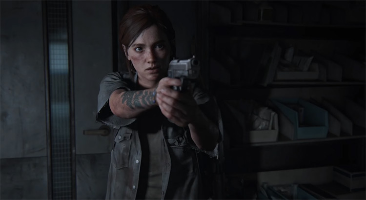 Ellie in The Last of Us game