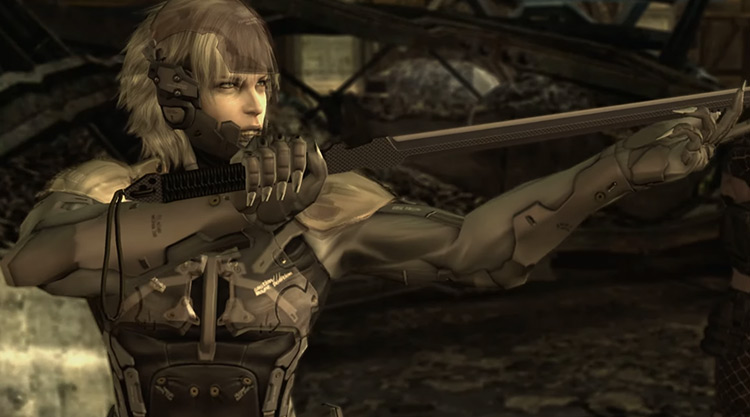 Raiden in Metal Gear Solid game
