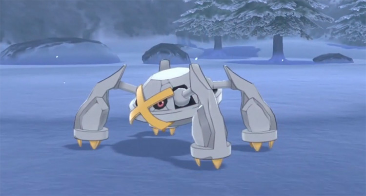 Shiny Metagross in Pokémon Sword and Shield