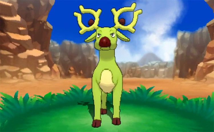 Shiny Stantler in Pokémon Omega Ruby and Alpha Sapphire
