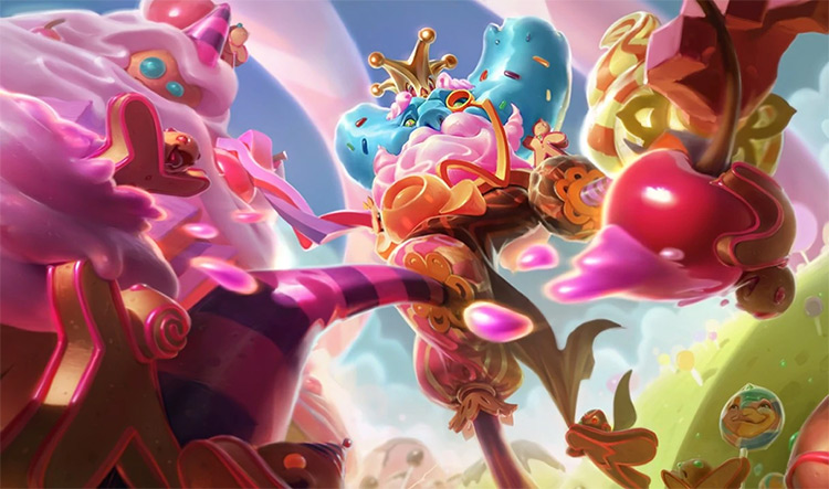 Candy King Ivern Skin Splash Image from League of Legends