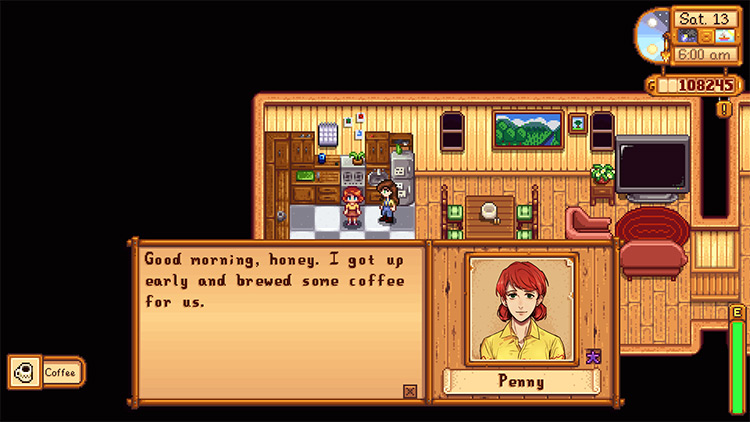 Penny Expanded Marriage Dialogue Stardew Valley mod
