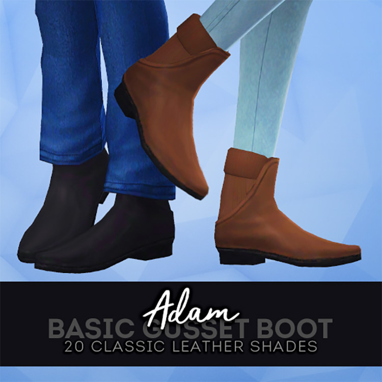 Adam Gusset Boot / Sims 4 CC