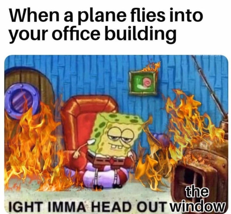  Plane flies into building aight imma head out