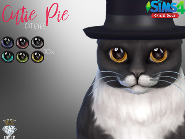 Cutie Pie Cat Eyes Sims4 mod