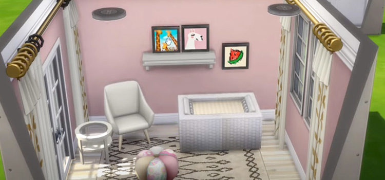 Sims4 custom wallpaper CC pack