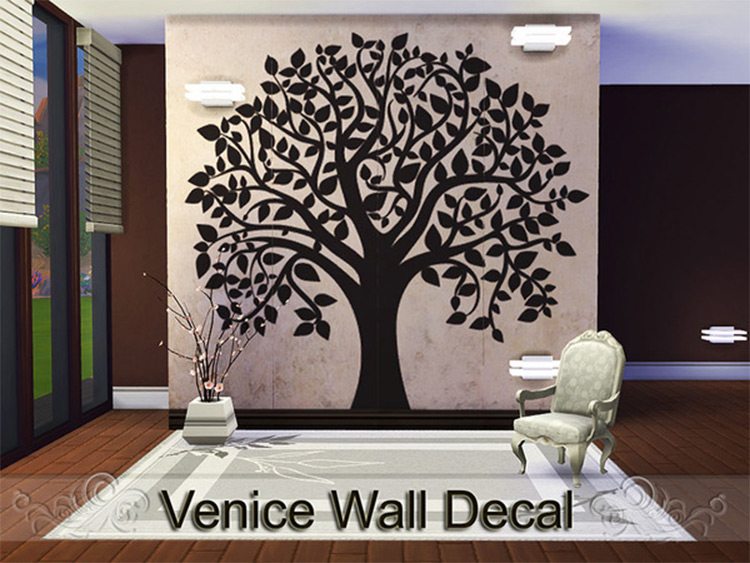 Venice Wall Decal in Sims4