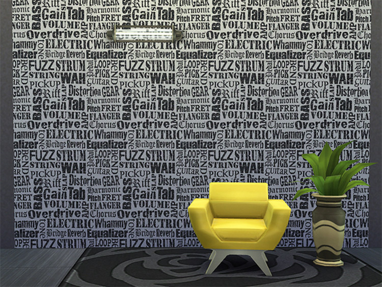 Text Walls CC for Sims4
