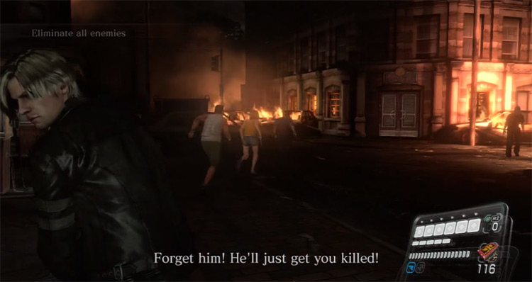 Resident Evil 6 gameplay on PS3