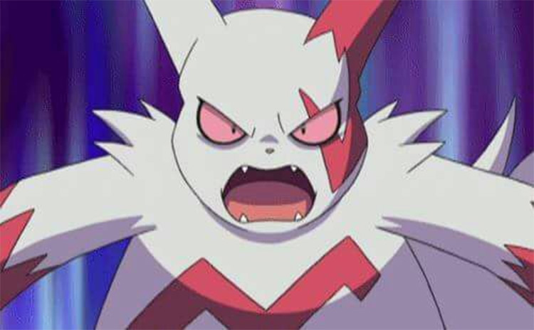Zangoose Pokémon anime screenshot