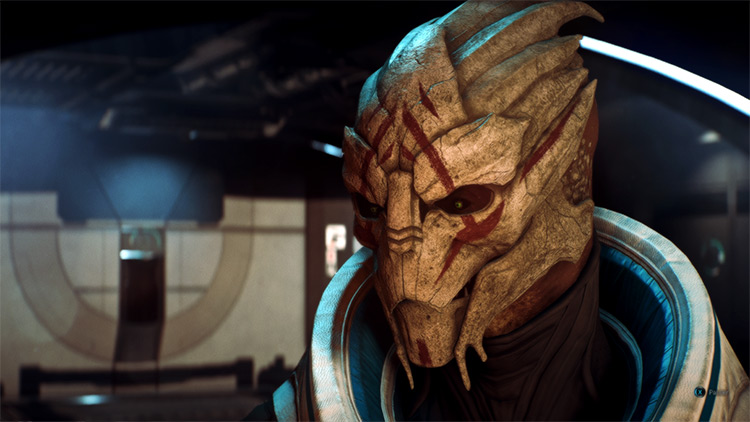 Turian Makeover Mass Effect: Andromeda gameplay