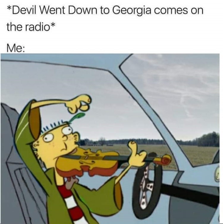 Devil went down to georgia playing violin