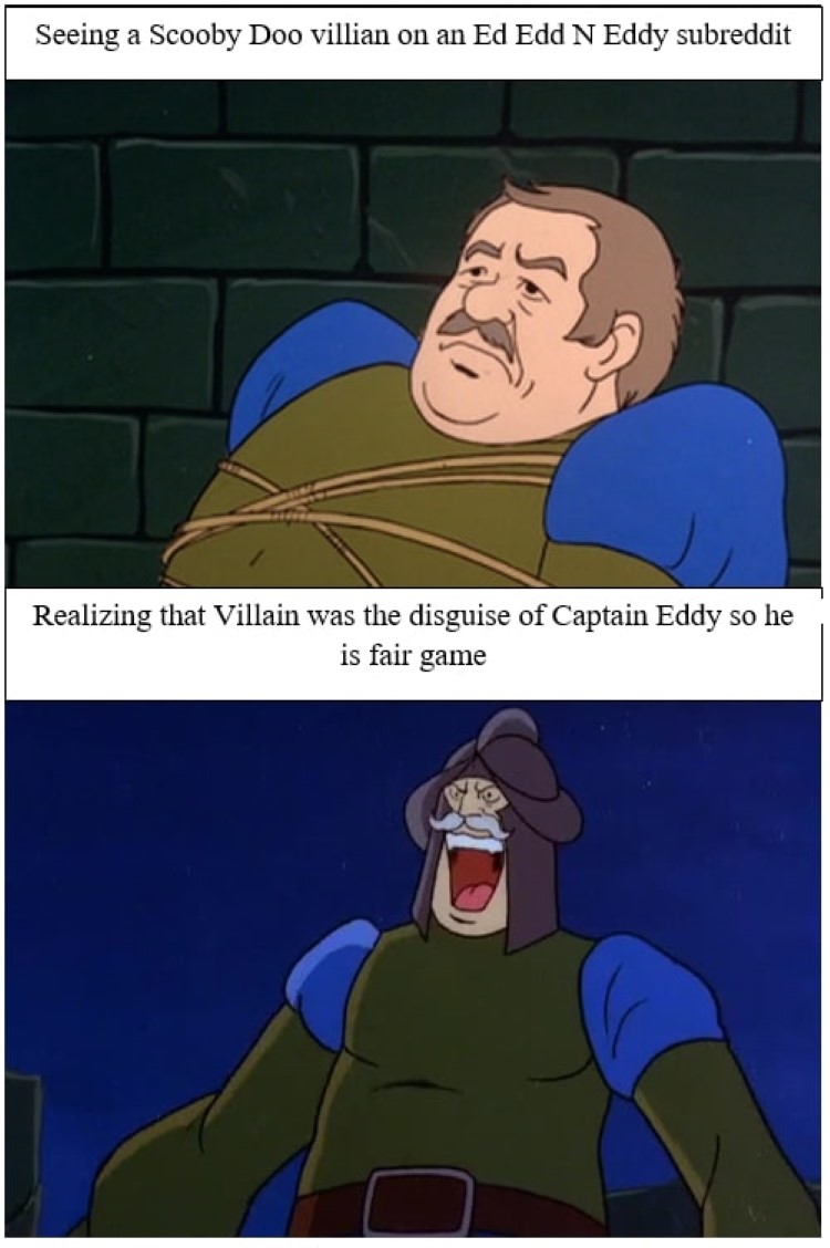 Scooby doo villain on EEnE meme