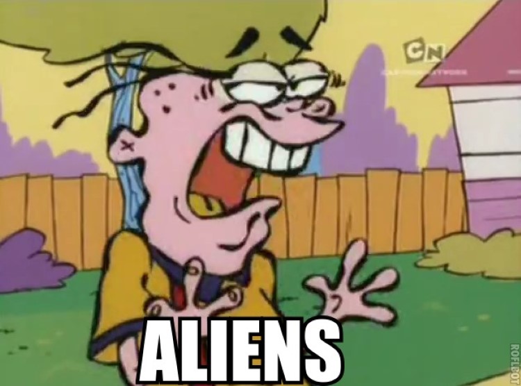 Eddy meme parody, Aliens