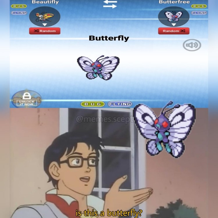Butterfree and Beautifly, is this a butterfly?