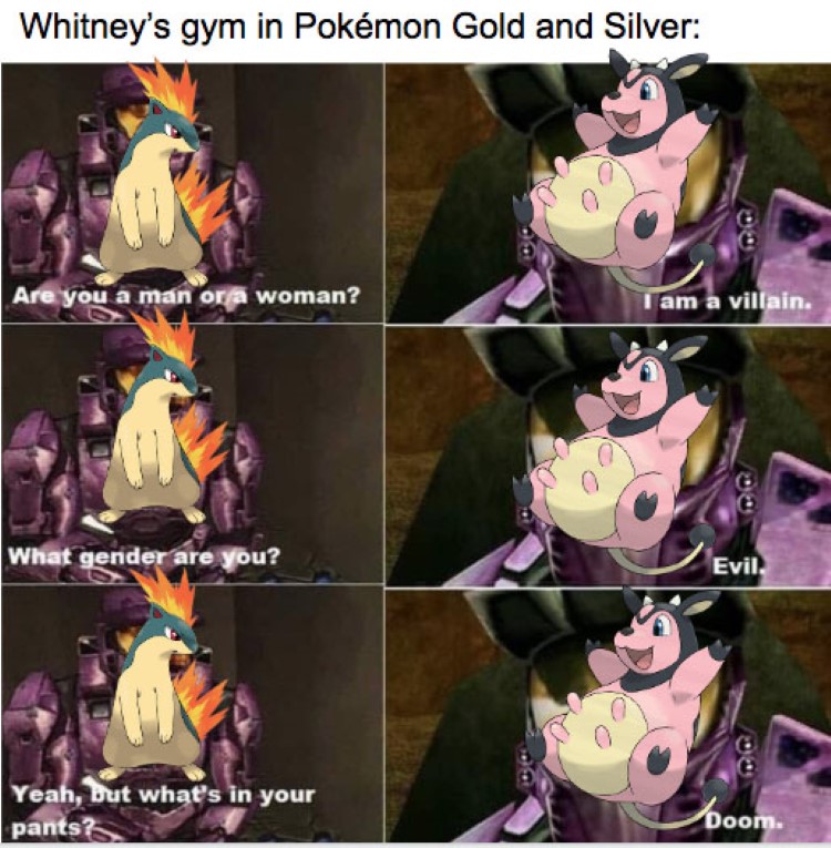 Gold and Silver, Whitneys Miltank meme