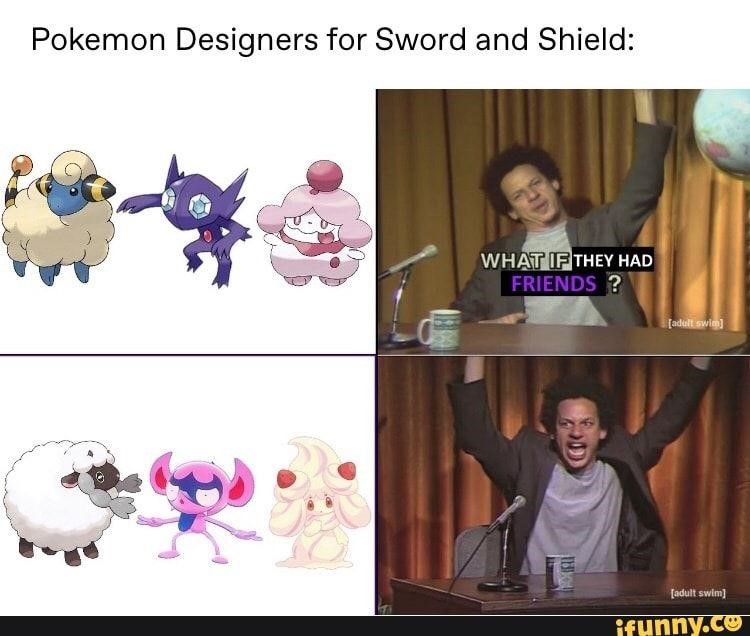 Pokemon designers for SwSh meme