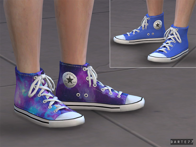 Converse All Star Sneakers for Females / Sims 4 CC
