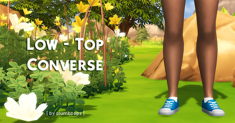 Low-Top Converse for The Sims 4