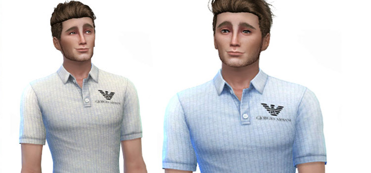 Giorgio Armani Polo Shirts in The Sims 4