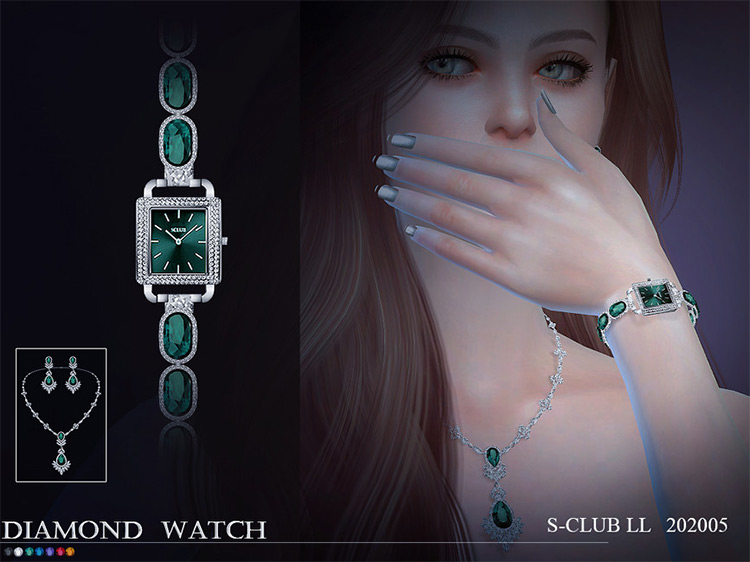 Emerald Watch for The Sims 4