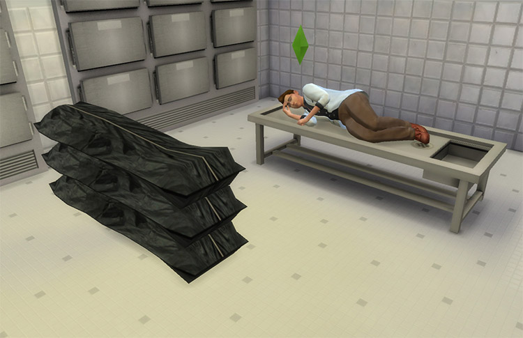 SimCity 4 Morgue Set for The Sims 4