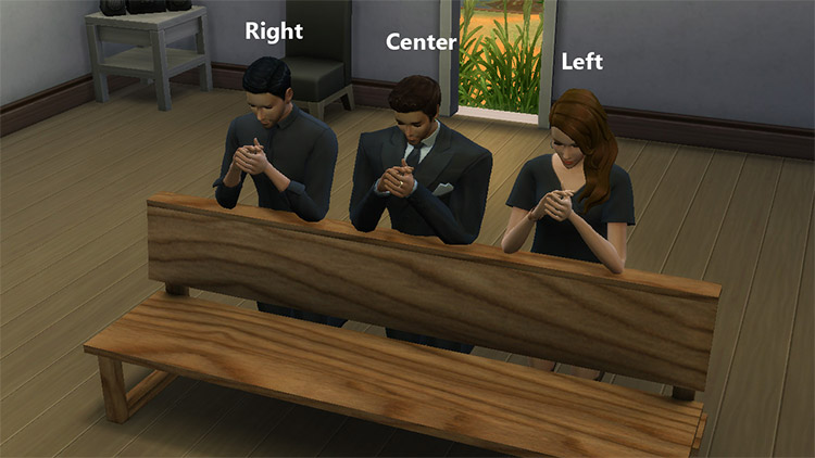Funeral Chapel Items Pose Pack / TS4