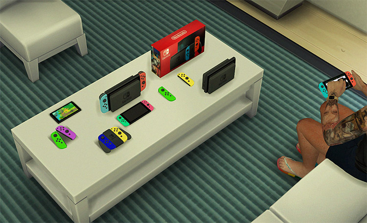 Nintendo Switch CC fo The Sims 4
