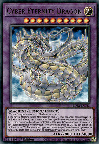 Cyber Eternity Dragon YGO Card