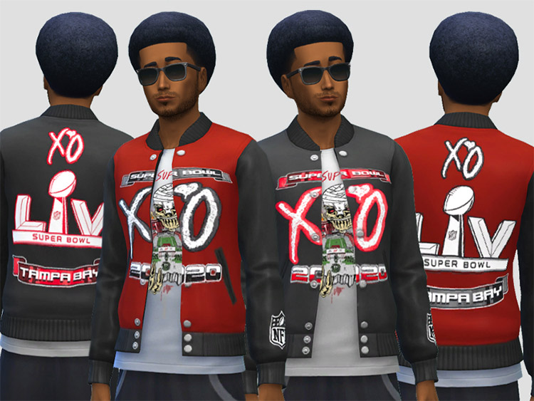 Weeknd Superbowl LV Jacket / Sims 4 CC