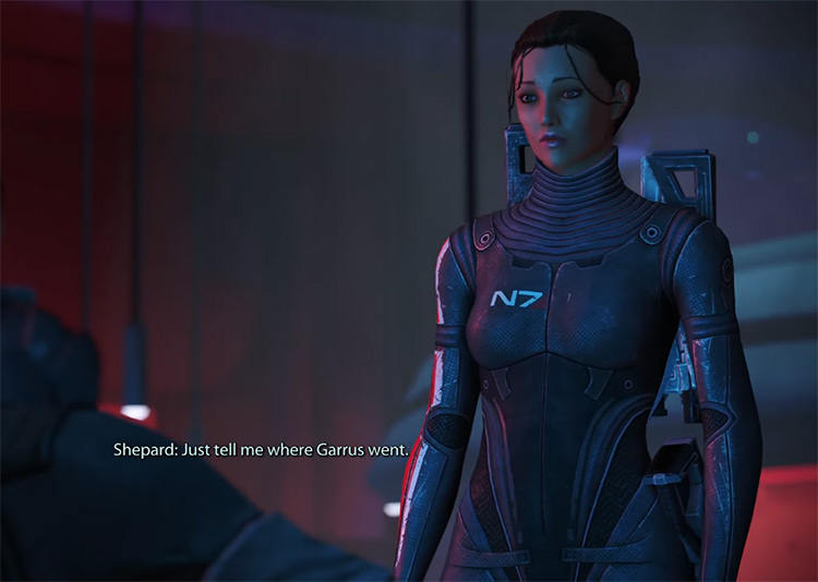 Commander Shepard Mass Effect (2007) game screenshot