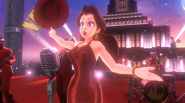 Pauline from Super Mario Odyssey game