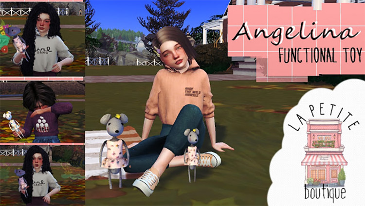 Angelina - Functional Toy Design / Sims 4 CC