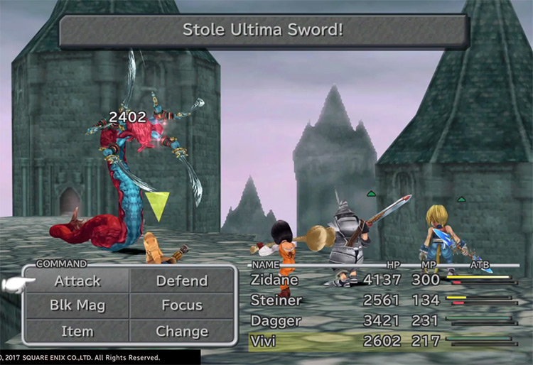 Ultima Sword Steal in FF9