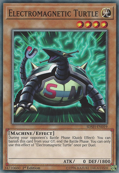 Electromagnetic Turtle Yu-Gi-Oh Card