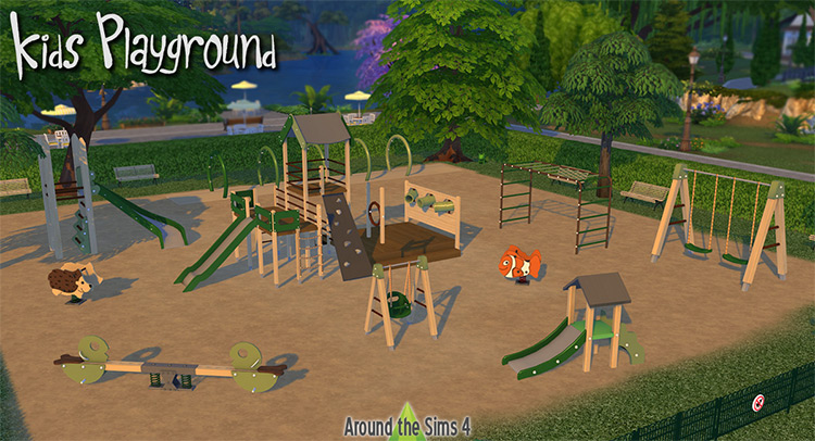 Kids Playground Stuff Pack / Sims 4 CC